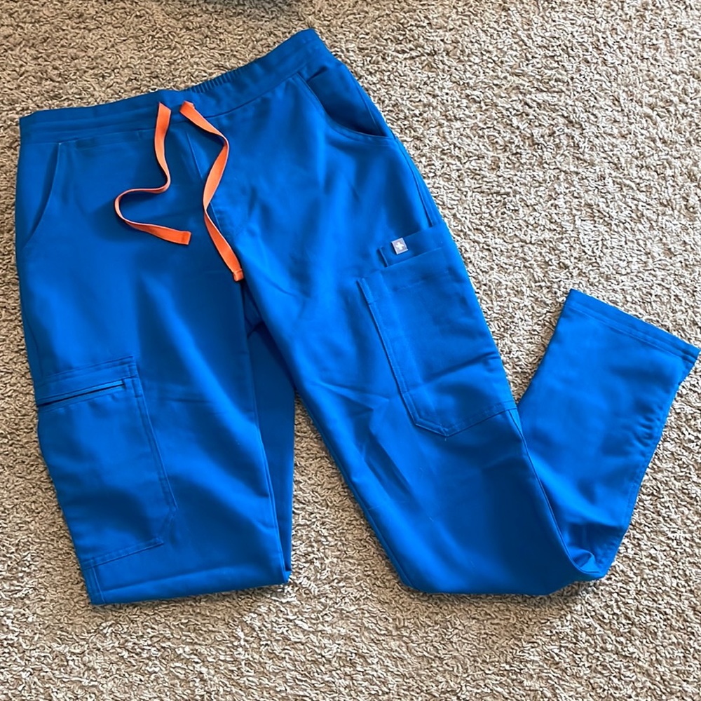 FIGS yola alps blue scrubs pant